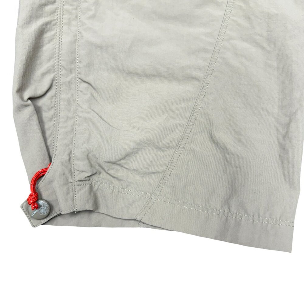 EUC Women's L.L. BEAN Convertible Nylon Hiking Pants Tan | Size 12 Reg. - Picture 3 of 7